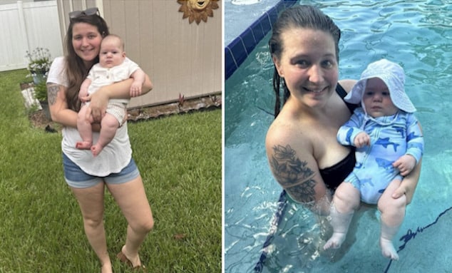 Kyleigh Wagner, Ormond Beach, Florida woman goes out to celebrate birthday only to return to find baby son mauled to death by Great Dane-Husky
