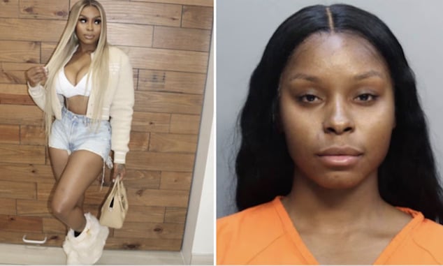 Shakia Travon Jenkins charged with attempted murder after stabbing 'her enemy' at a Miami 7-Eleven store & bragging about it on social media