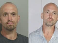 Robert J. Rhoades Tulsa, OK slashes woman's throat sitting on bus.