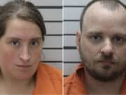 Dustin and Cherie Walker, Muskogee County, Oklahoma mother and stepfather charged after 11 year old girl in their care gives birth.