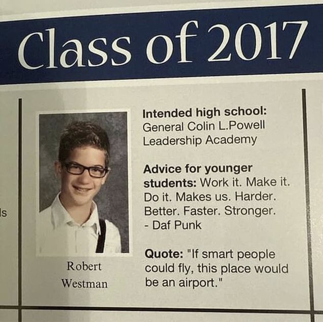 Robin Westman previously Robert Westman, Annunciation Catholic school graduate