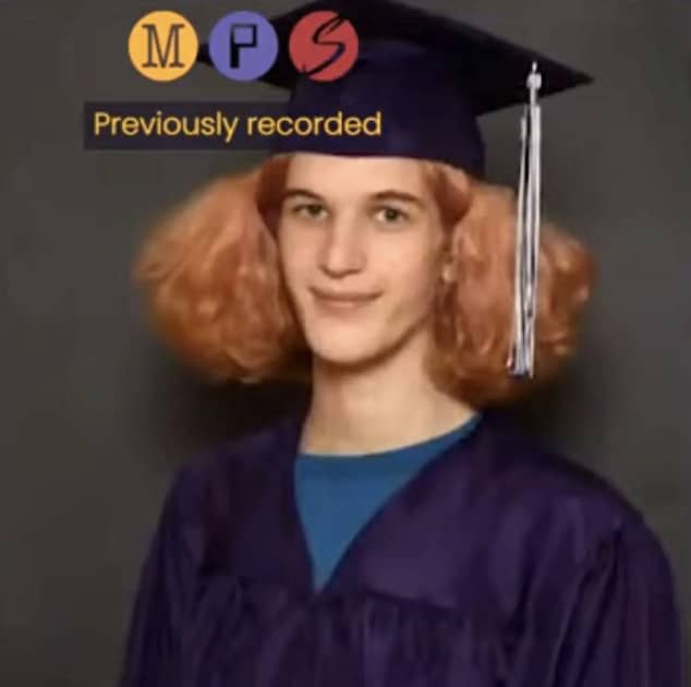 Robin Westman high school yearbook photo