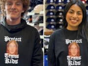 ‘Protect Trans Kids’ t-shirts selling online for $22.99 bearing the face of Robin Westman, Minneapolis school shooter