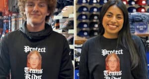 ‘Protect Trans Kids’ t-shirts selling online for $22.99 bearing the face of Robin Westman, Minneapolis school shooter