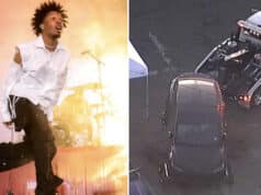 Singer D4vd impounded Tesla car at Los Angeles lot found with body
