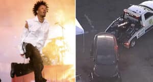 Singer D4vd impounded Tesla car at Los Angeles lot found with body