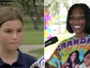 Bridgett Addison, Florida woman who doesn't know how to swim saves 11 year old autistic girl from alligator infested waters from drowning. 