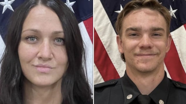 Brenna Kulikowski & Damon Thompson, 2 Arizona firefighters killed in head on crash after car veered over center lines into their ambulance.