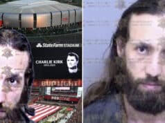 Joshua Runkles, former Idaho sheriff's deputy arrested entering Charlie Kirk memorial in Arizona with gun & knife pretending to be a cop.