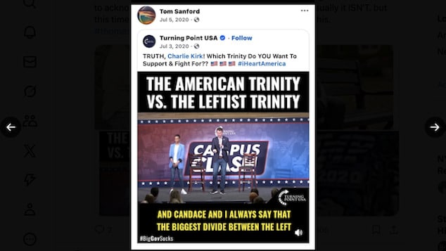 Thomas 'Tom' Sanford, highly decorated former Iraq war veteran was an ardent Donald Trump and MAGA supporter.