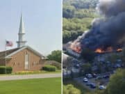 Michigan Latter Day Saints Mormon church set on fire in Grand Blanc, many shot, gunman killed. More victims feared after trapped by blaze
