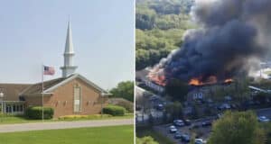Michigan Latter Day Saints Mormon church set on fire in Grand Blanc, many shot, gunman killed. More victims feared after trapped by blaze