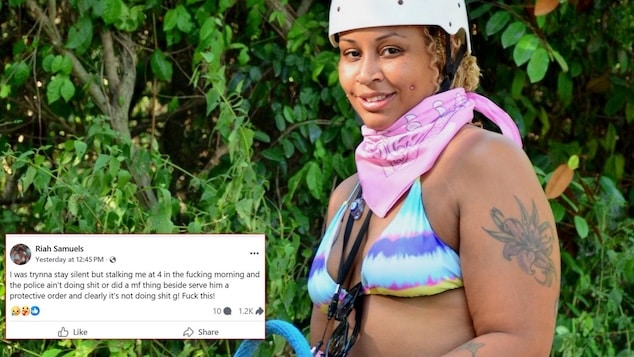 Riah Samuels, Minneapolis woman shot dead by her ex boyfriend despite order of protection.