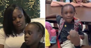 Desarae Prather claims 6 year old son was victim of racial abuse after white teacher sang 'Monkey Happy Birthday' song to young black boy.