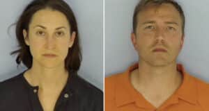 Texas parents arrested after leaving infant unattended on beach for nearly an hour in Walton County, Florida.