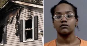 Alicia Newman sets fire to Chesterfield County, Virginia home killing her grandmother & sister as they slept after kicked out after argument