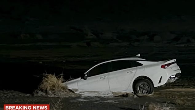 Barstow father charged over 2 year old son's drowning death after boy was swept away by floodwaters after dad drove into flooded street.