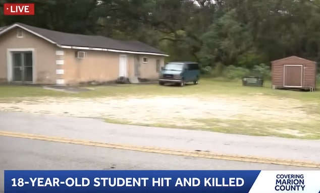 Shannon Rushing, Ocala, Florida high school student fatally struck by SUV walking to school bus stop.