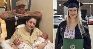 Cheyenne Sears, IN new mom who gave birth to twins killed in freak accident when car she was riding in was struck by flying deer hit by car