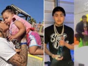 MBnel & Fly Boy Doughy Stockton rappers survive mass shooting at children's birthday party at banquet hall.