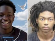 Jacori Redding 15 year old Florida school boy shoots 16-year-old classmate Pinien Dalmacy dead after bumping into him in school hallway after victim refused to apologize