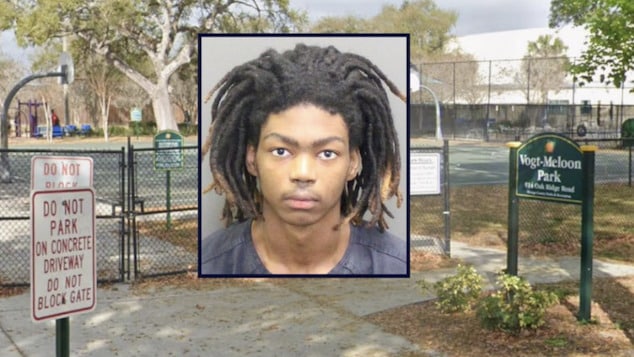 Jacori Redding 15 year old Florida school boy shoots 16-year-old classmate Pinien Dalmacy dead after bumping into him in school hallway after victim refused to apologize