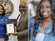 Sade Nelson former teacher of the year suspended for assaulting her baby's daddy and trying to mow him down with car during custody exchange