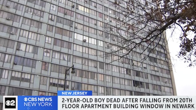 A 2-year-old boy dies after falling from a 20th-floor window of the Elizabeth Towers high rise apartment building in Newark, N.J.