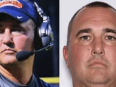 Travis Turner missing Virginia head football coach at Union High School wanted for child pornography charges and solicitation of a minor.