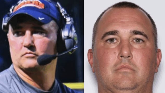 Travis Turner missing Virginia head football coach at Union High School wanted for child pornography charges and solicitation of a minor.