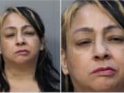 Liz Frechel, Miami, Florida woman arrested for attacking boyfriend with machete after after dinner date goes wrong. 