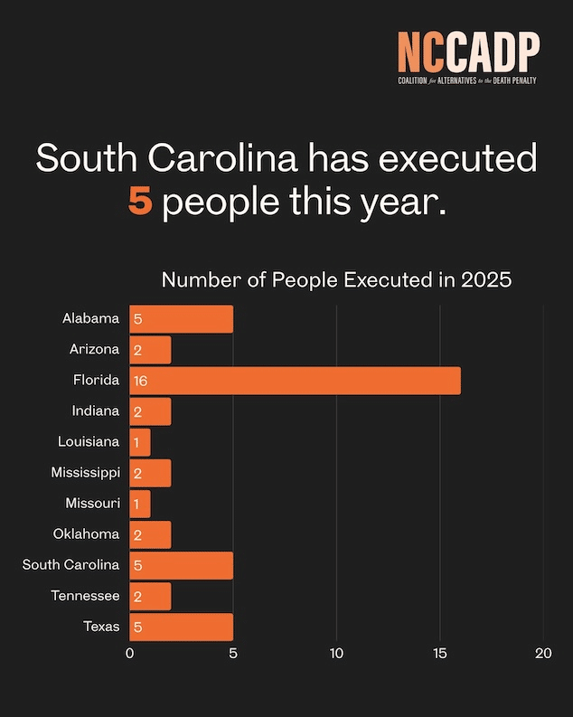 South Carolina executes Stephen Bryant by firing squad