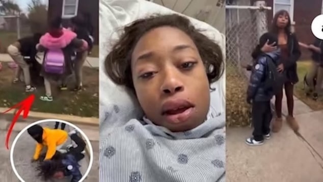 Chicago mom & two kids jumped by gang of school children while walking home from Orville Bright Elementary School, in the South Deering neighborhood