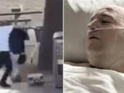 Ahmed Al-Ahmed, Bondi Beach hero bystander recovering in hospital after being shot 5 times in arm and shoulder.
