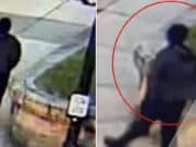 Brown University video of shooting suspect leaving engineering department moments after shooting dead 2 and injuring nine individuals.