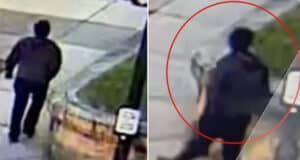 Brown University video of shooting suspect leaving engineering department moments after shooting dead 2 and injuring nine individuals.