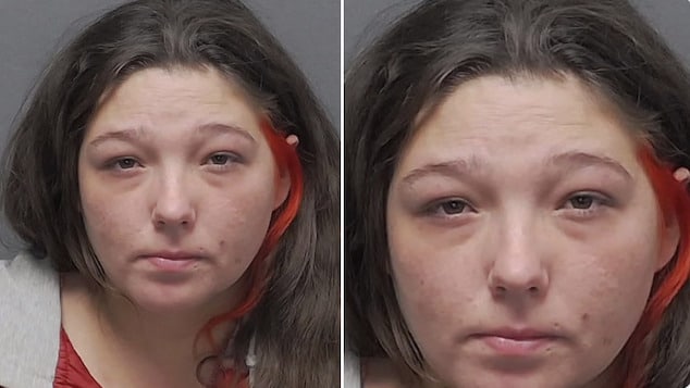 Haley Peoples, San Antonio, Texas mom and grandmother, Rebecca Kelly of 2 year old girl arrested after toddler captured on surveillance camera wandering alone barefoot in woods.