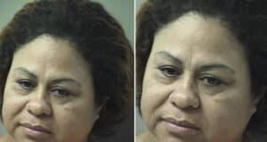 Panhandle, Florida woman arrested and charged with child neglect with great bodily harm for burning the hands of two young kids on griddle.
