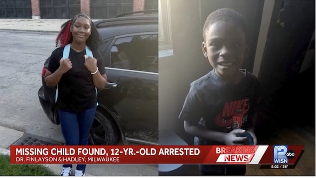 Sanuya Wooten-Powell, Milwaukee 12 year old girl arrested abducting 4-year-old brother.