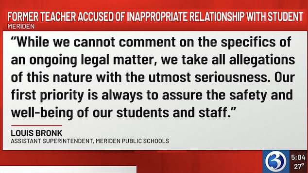 Ciara Picard, Meridien, CT teacher charged with sexual assault of then Maloney High School student.