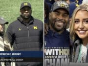 Sherrone Moore fired University of Michigan head football coach and executive assistant, Paige Shiver