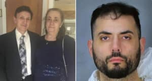 Son stabs his parents to death at Long Island deli in Bethpage, NY.