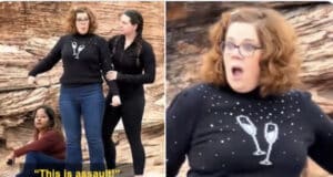 First Karen of 2026 goes viral after woman berates Italian tourist taking selfie at Red Rock Canyon