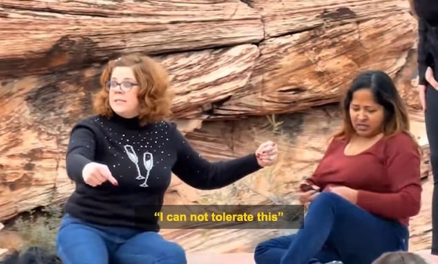 First Karen of 2026 goes viral after woman berates Italian tourist taking selfie at Red Rock Canyon