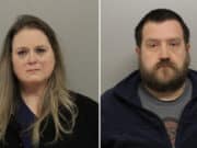 Jeremy Woods & Tiffany Thomas, Tulsa, OK couple arrested stealing dementia mom's life savings of $150K & spending it on gambling at casinos. 