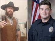 Police Officer Elijah Garretson with the Copperas Cove Police Department shot dead during the line of duty