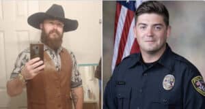 Police Officer Elijah Garretson with the Copperas Cove Police Department shot dead during the line of duty