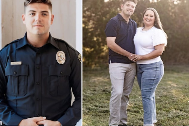 Police Officer Elijah Garretson with the Copperas Cove Police Department shot dead during the line of duty