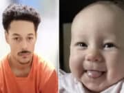 Shawn Samuels, Maine dad play date with 12-week-old daughter, Lyla Samuels leads to girl's homicide death as parent is charged with homicide murder.