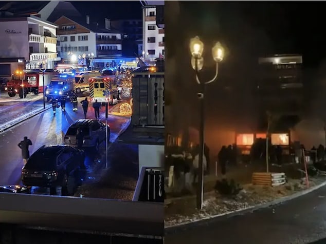 Swiss ski resort explosion during NYE celebrations at Crans-Montana bar leaves 10 dead